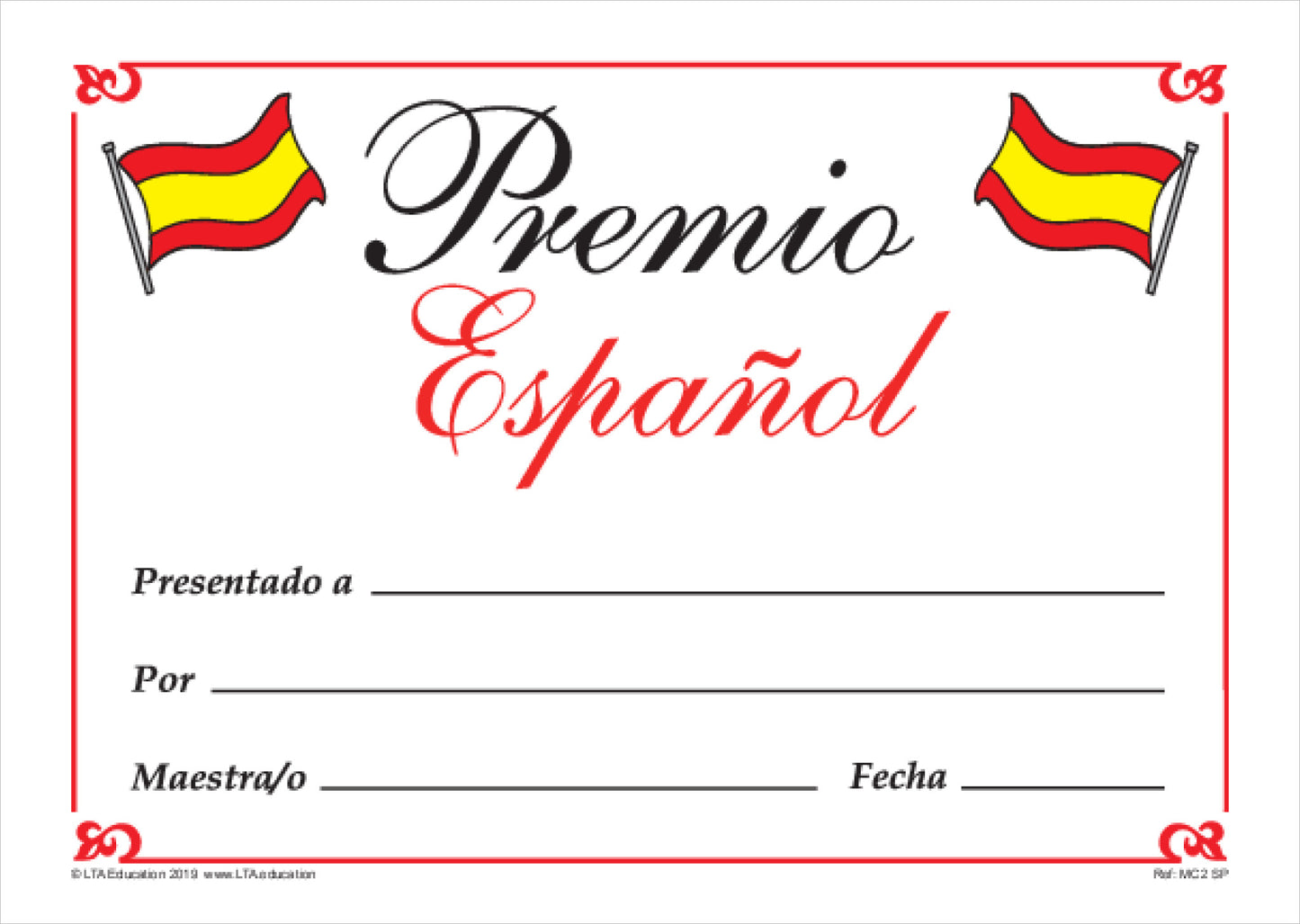 Merit Certificate 2 Pack