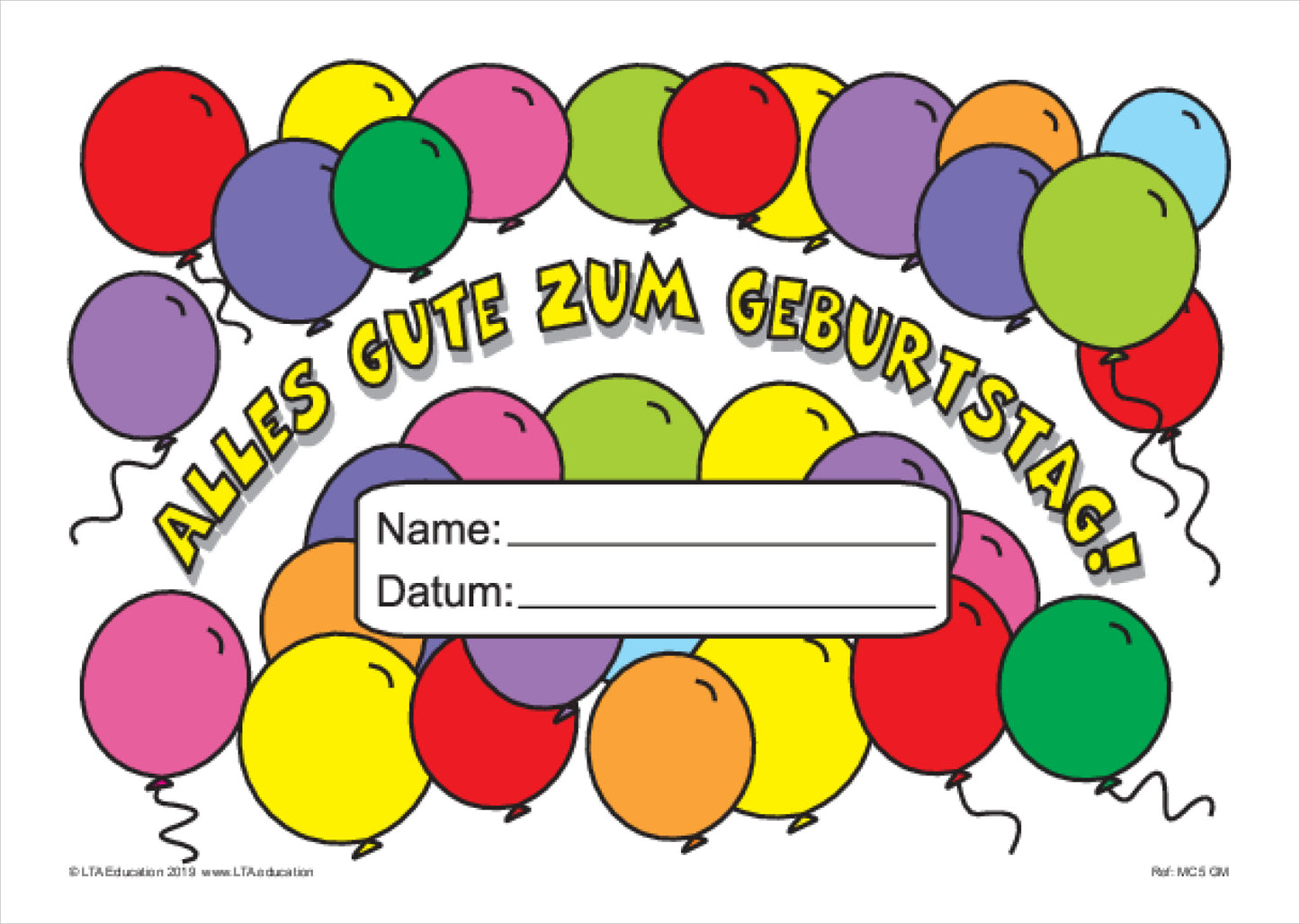 Birthday Certificate Pack