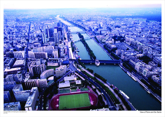 View of Paris and the Seine