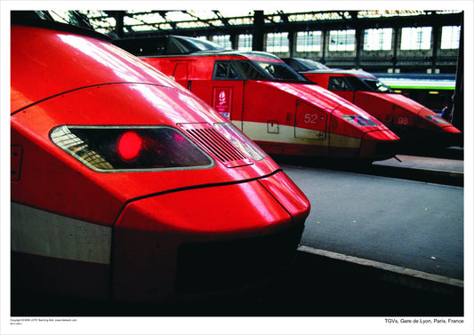 TGVs, Gare de Lyon, Paris