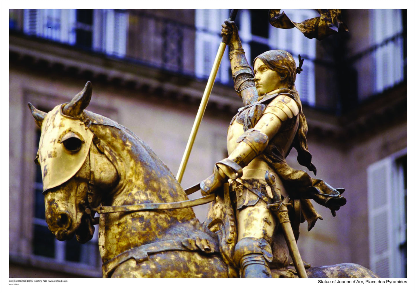 Statue of Jeanne d'Arc, Place des Pyramides