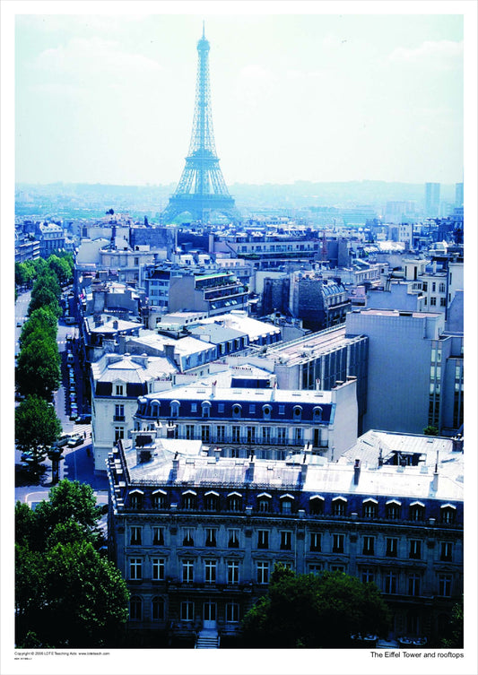 The Eiffel Tower and Rooftops