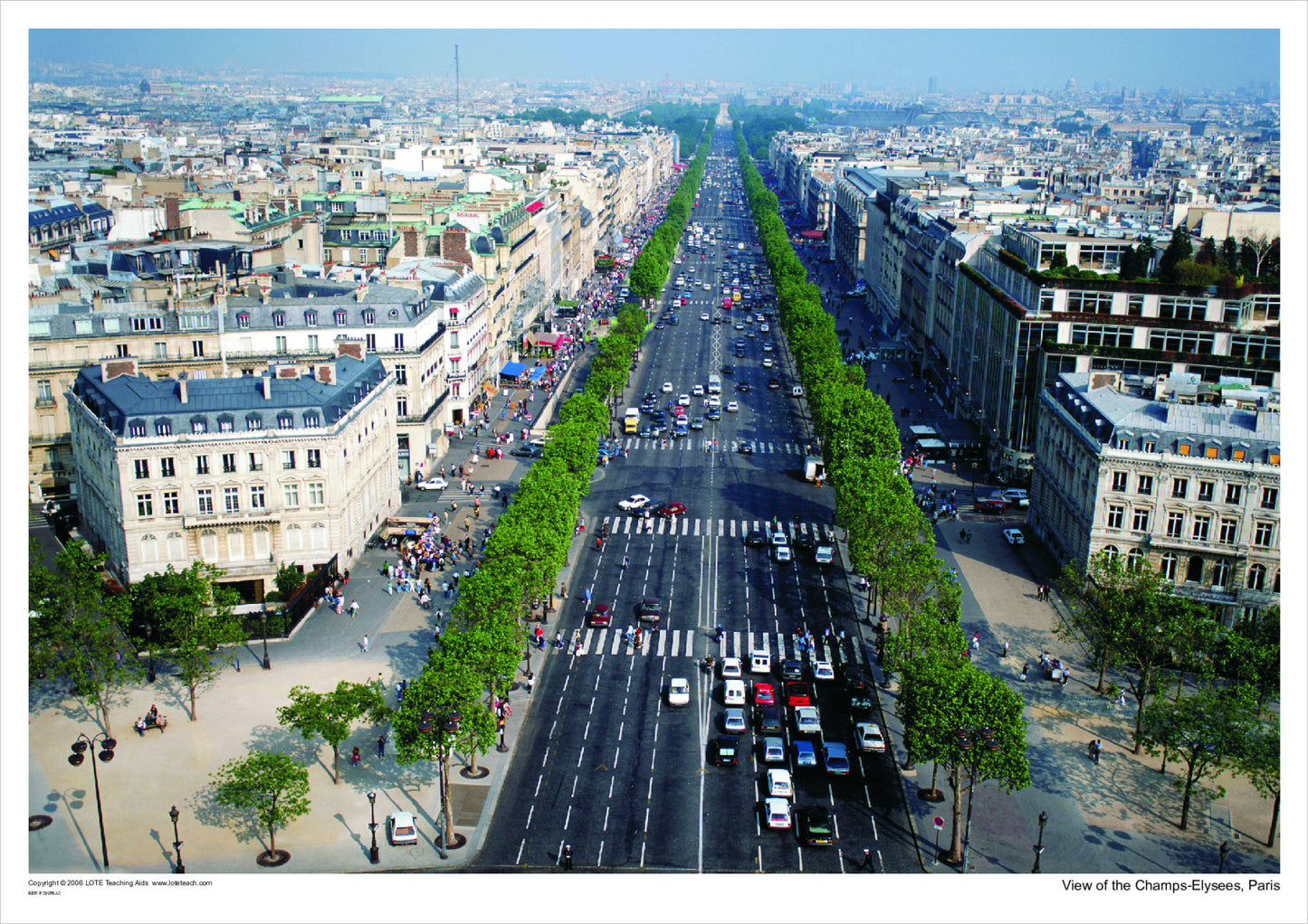 View of the Champs-Elysees, Paris