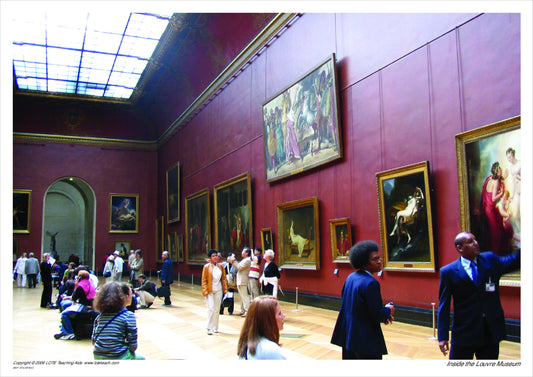 Inside the Louvre Museum