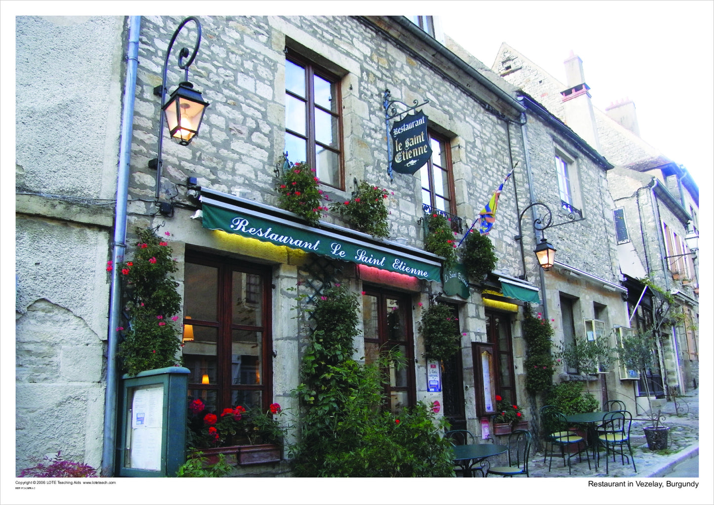 Restaurant in Vezelay, Burgundy