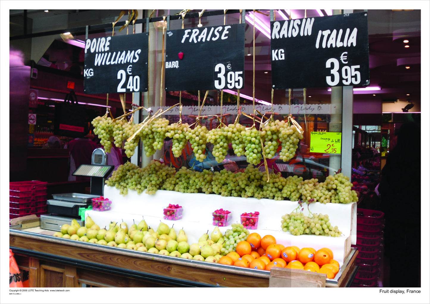 Fruit display, France