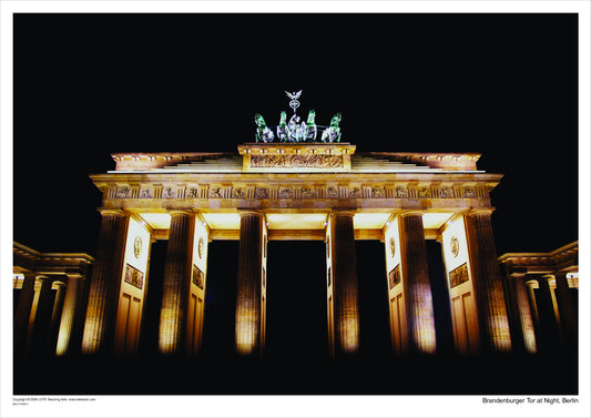 Brandenburger Tor at night, Berlin