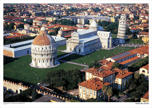 Aerial view of Pisa
