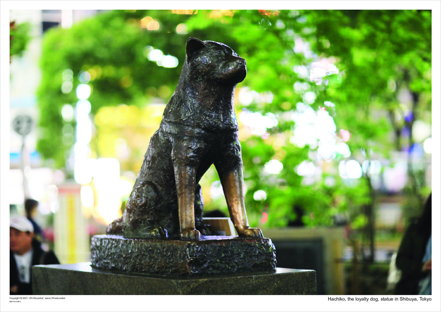 Hachiko, the loyalty dog, statue in Shibuya, Tokyo