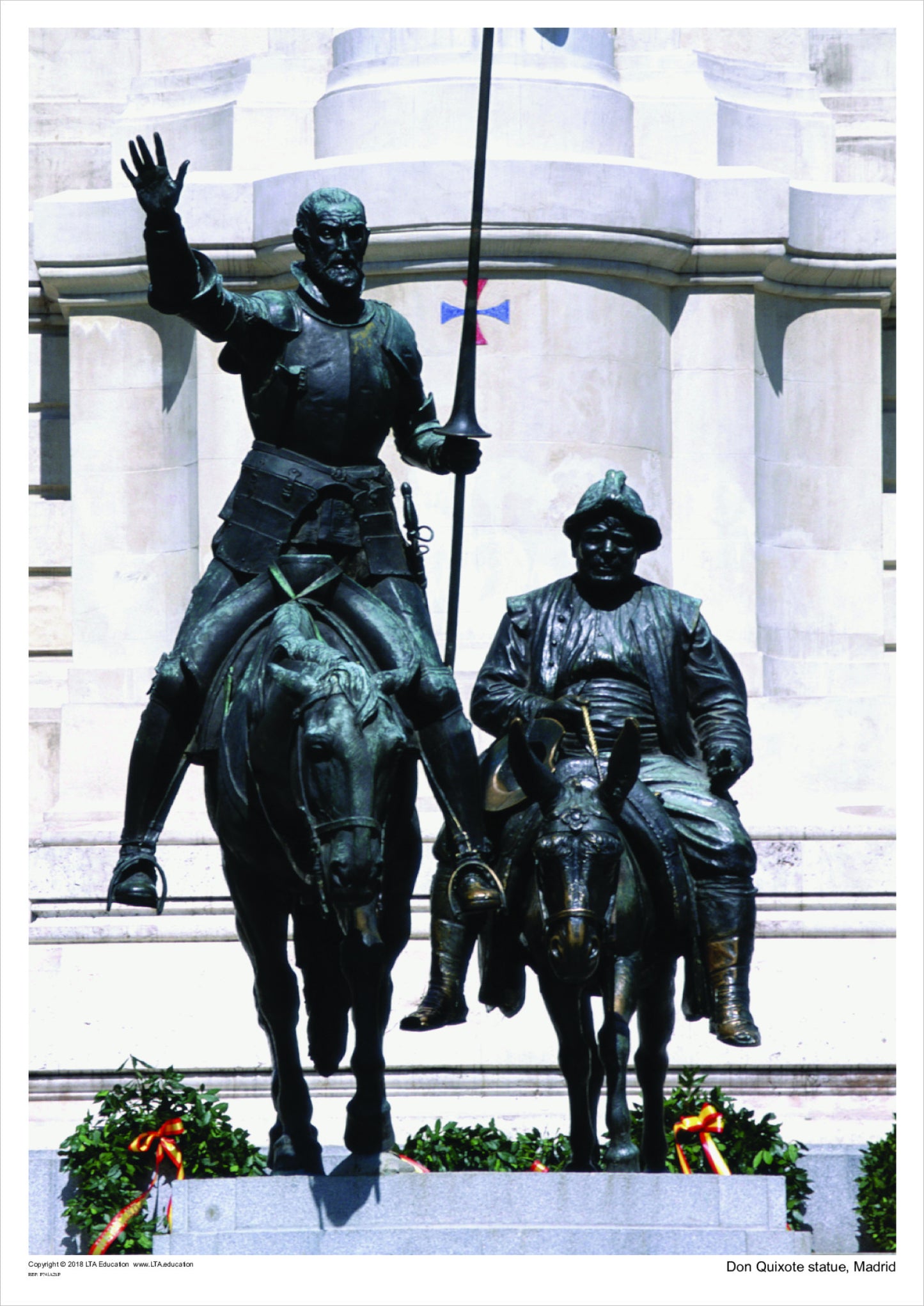 Don Quixote statue, Madrid