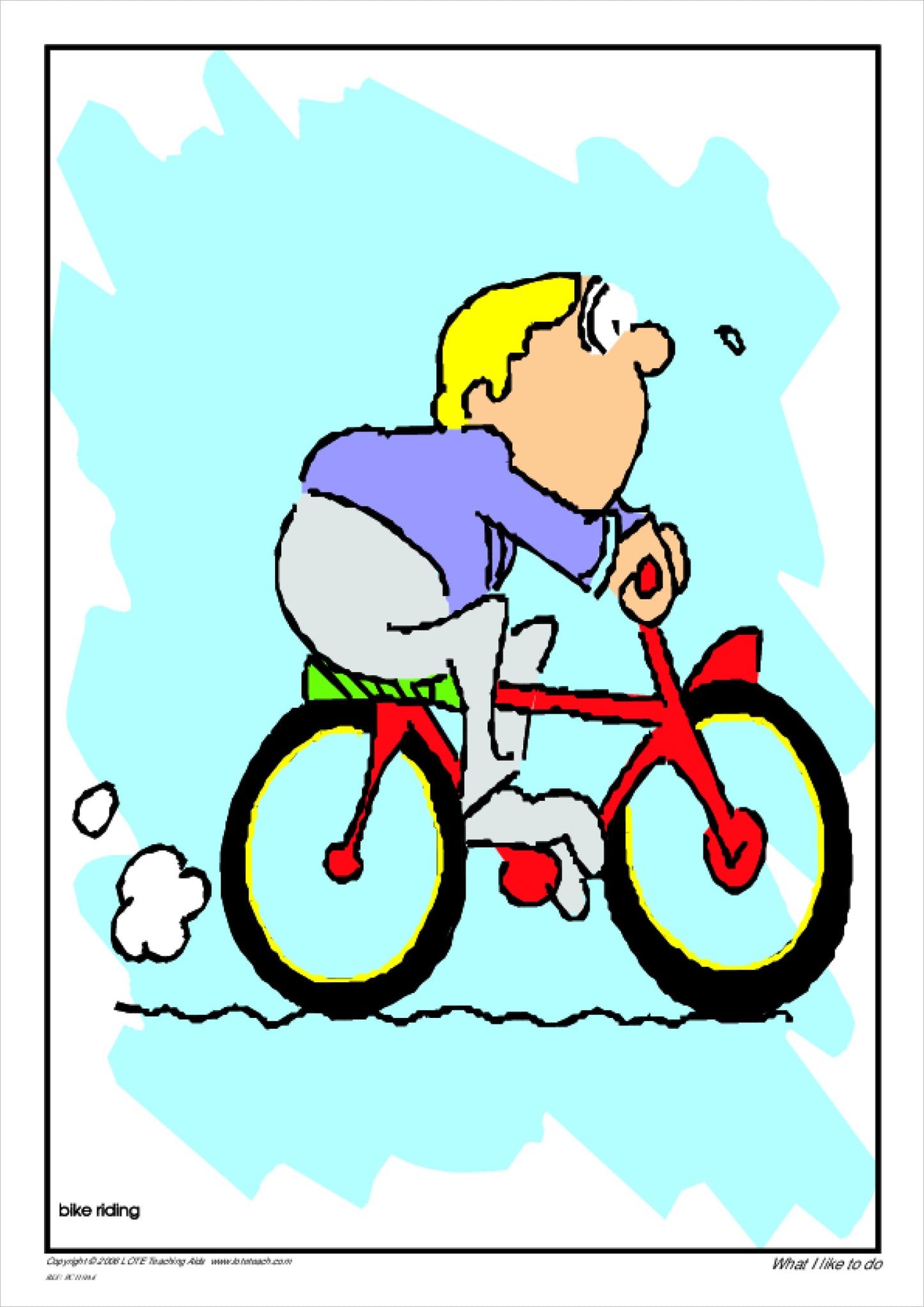 'What I Like to Do' Picture Cards