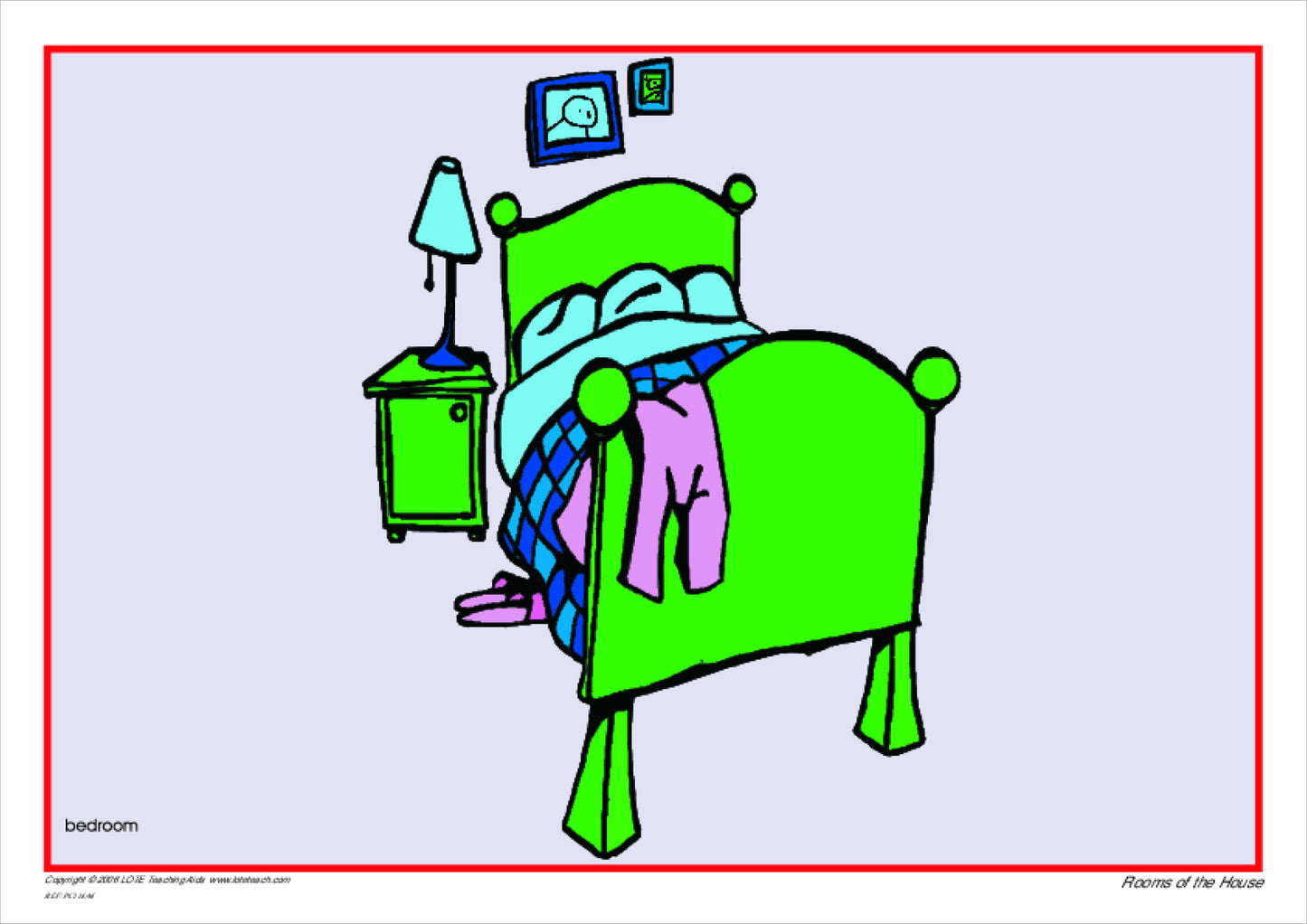 'Rooms of the House' Picture Cards