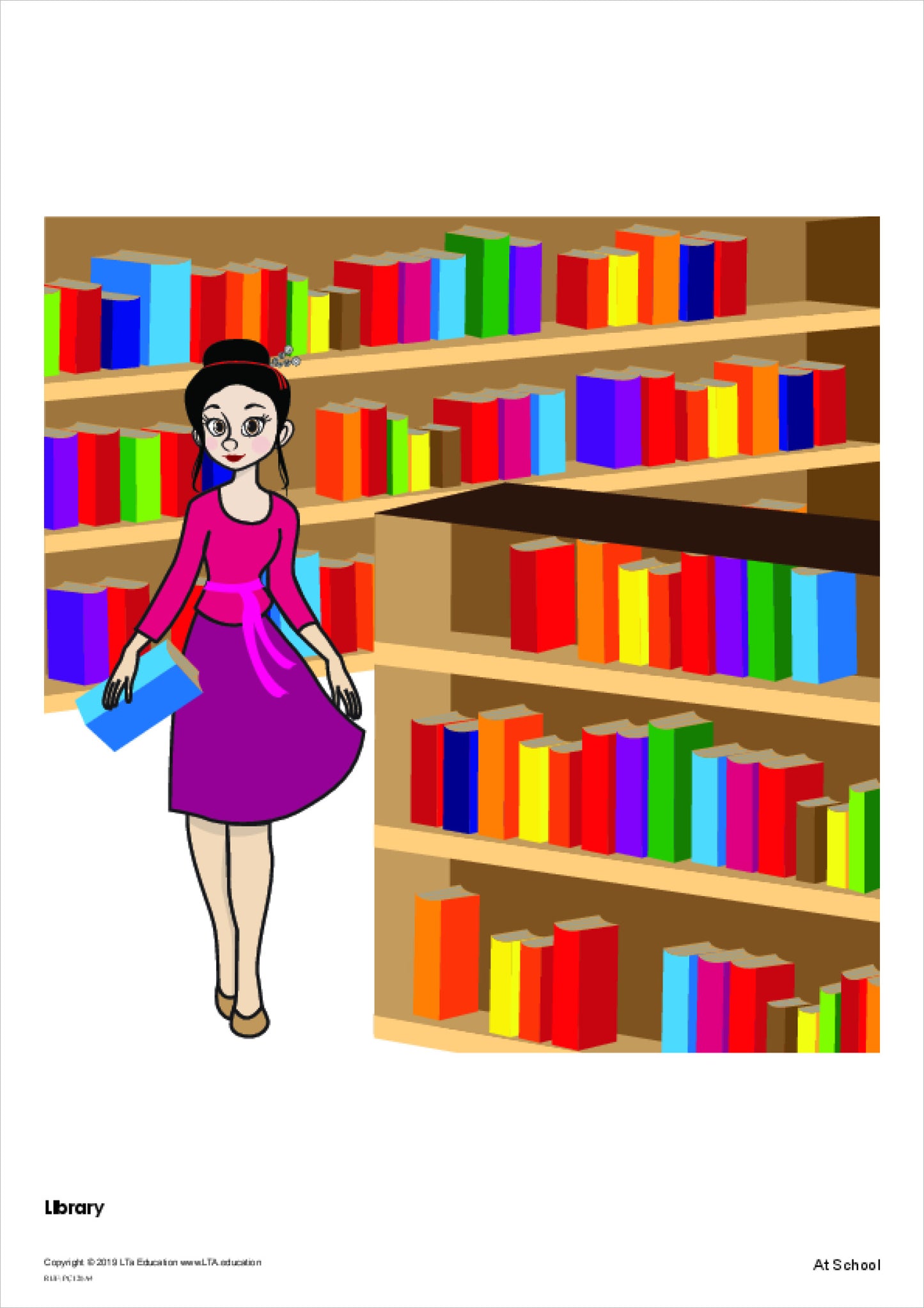 'At School' Picture Cards