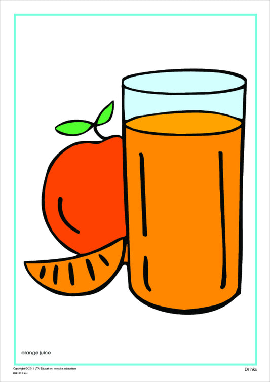'Drinks' Picture Cards