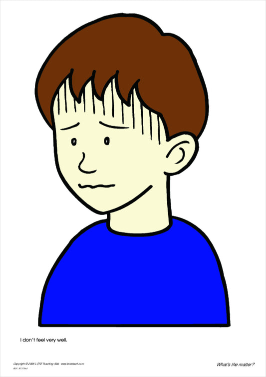 'What's the Matter?' Picture Cards