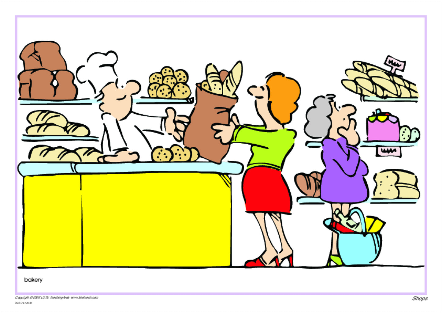 'Shops' Picture Cards