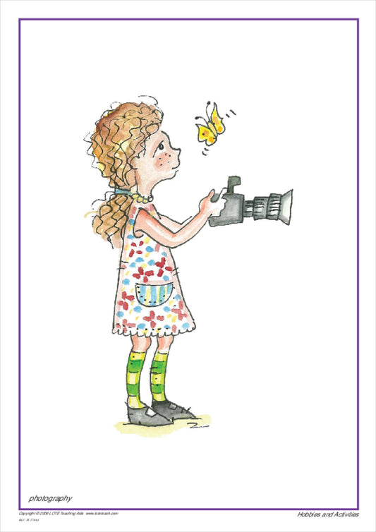 'Hobbies and Activities' Picture Cards