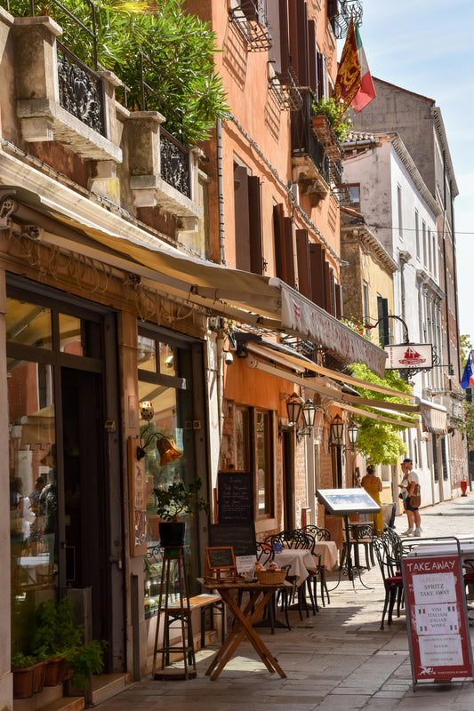 Picturesque Street, Venice, Italy.