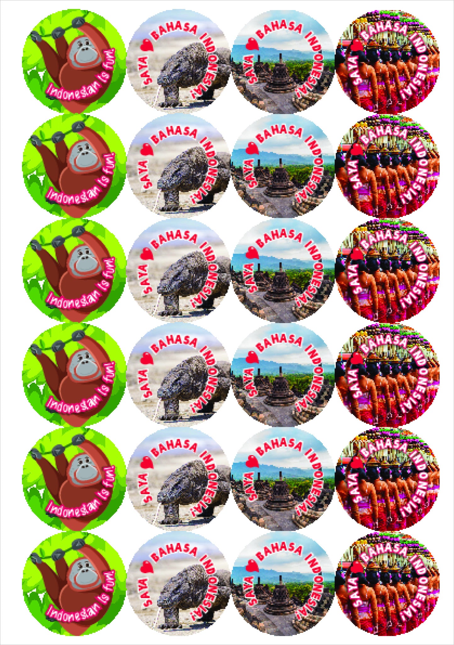 Scenic Reward Stickers