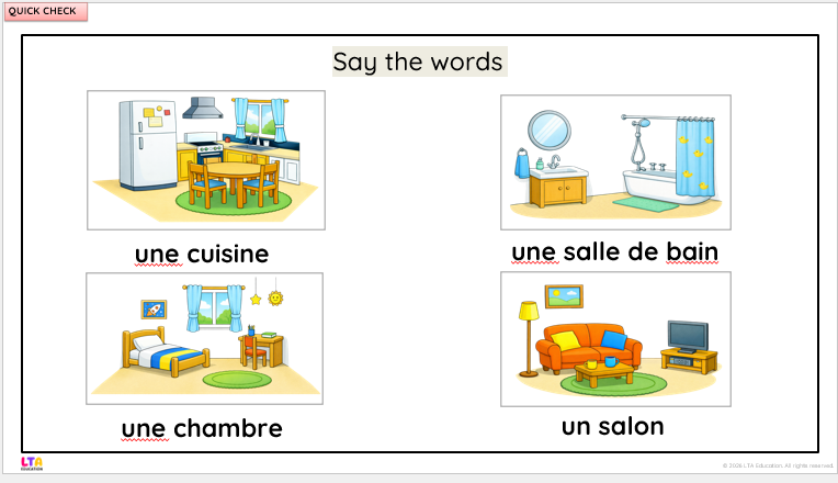 Year 3 Unit 1: 'In the House'