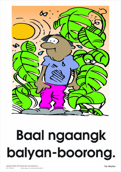 The Weather Vocabulary Cards