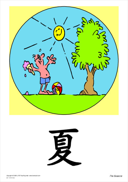 The Seasons Vocabulary Cards