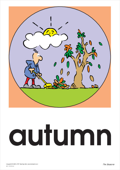 The Seasons Vocabulary Cards
