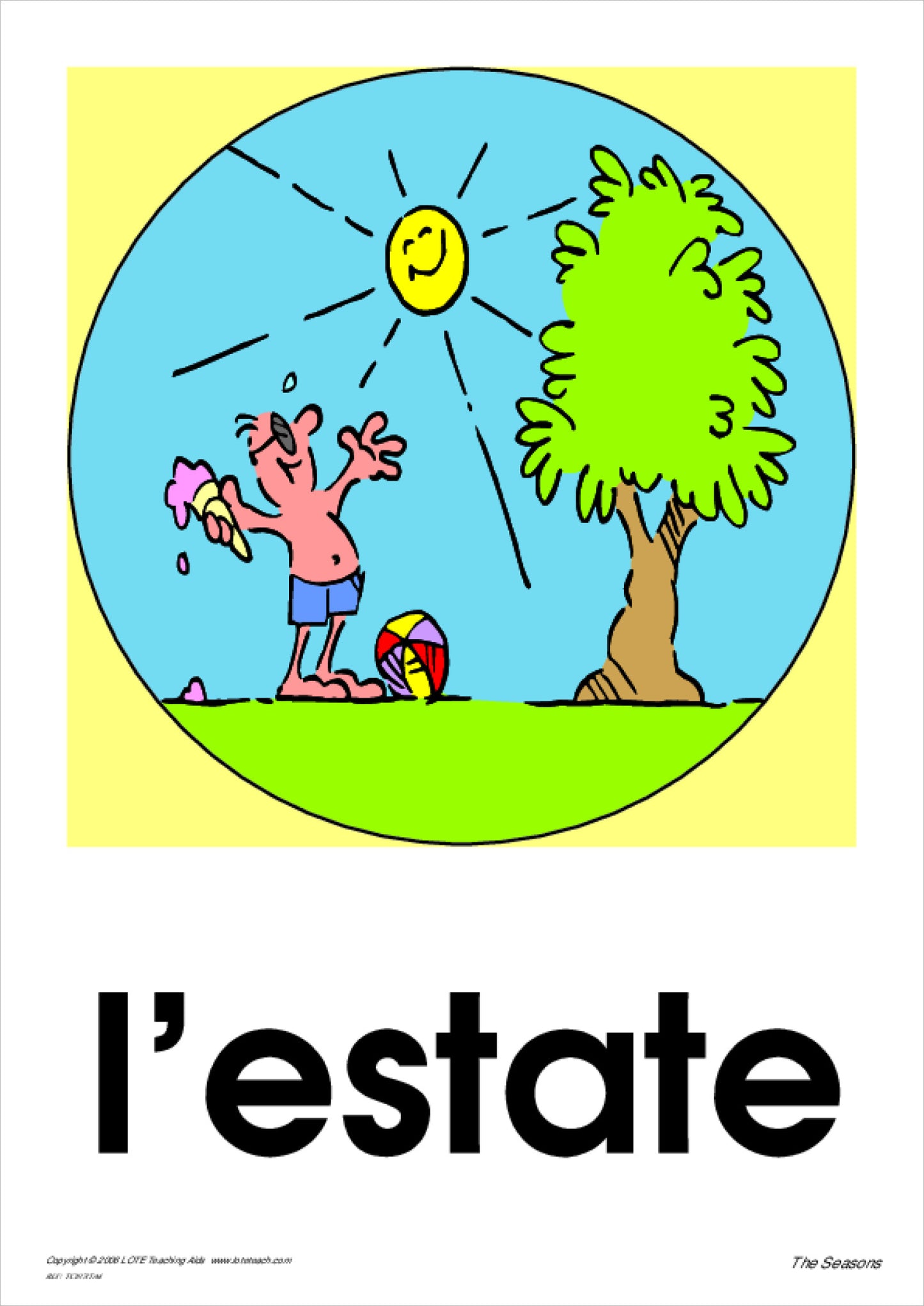 The Seasons Theme Cards