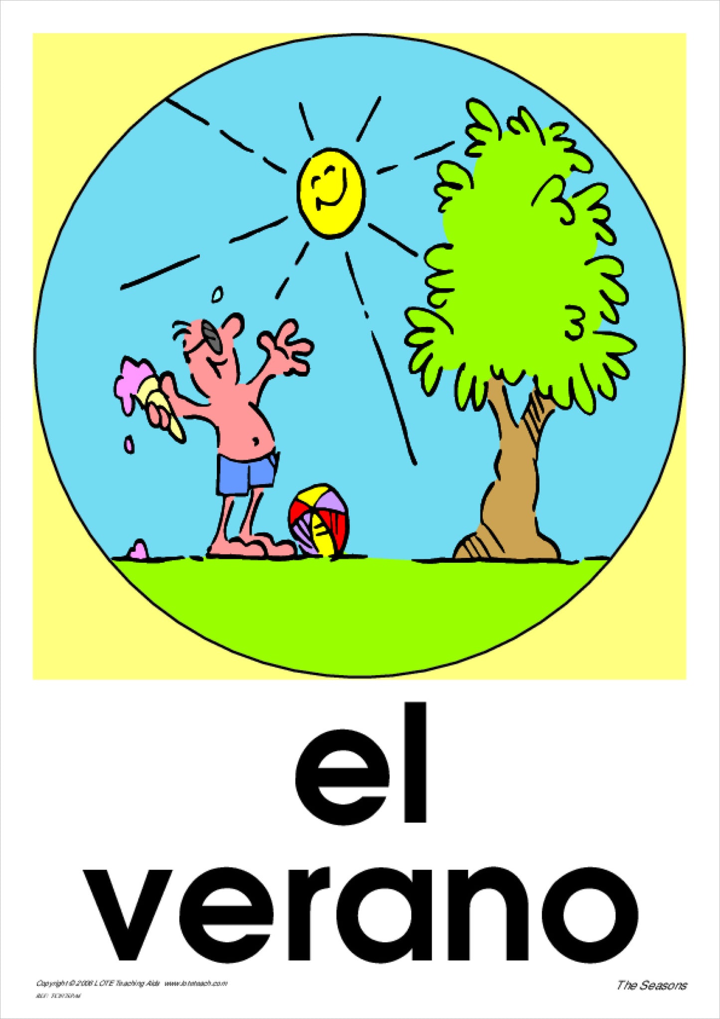 The Seasons Theme Cards