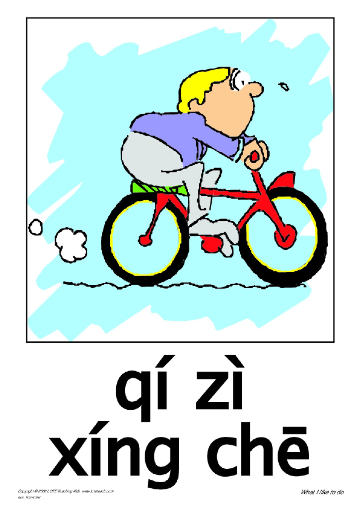 'What I like to do' Theme Cards