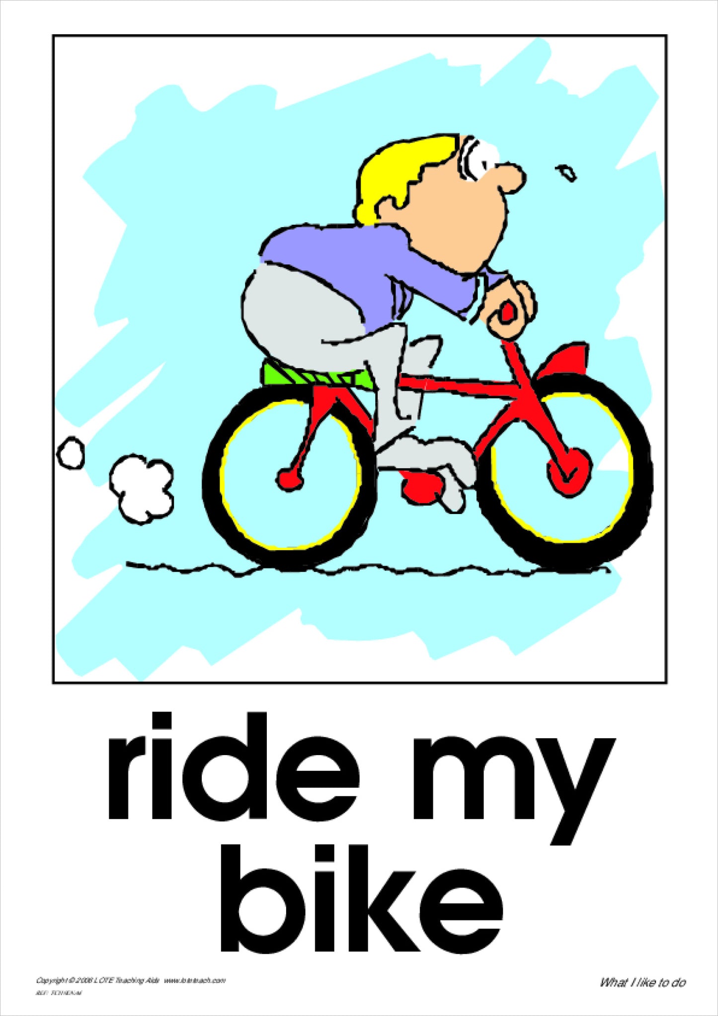 'What I like to do' Theme Cards