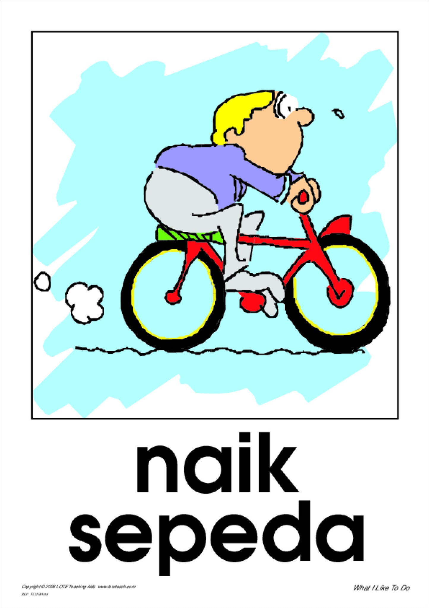 'What I like to do' Theme Cards