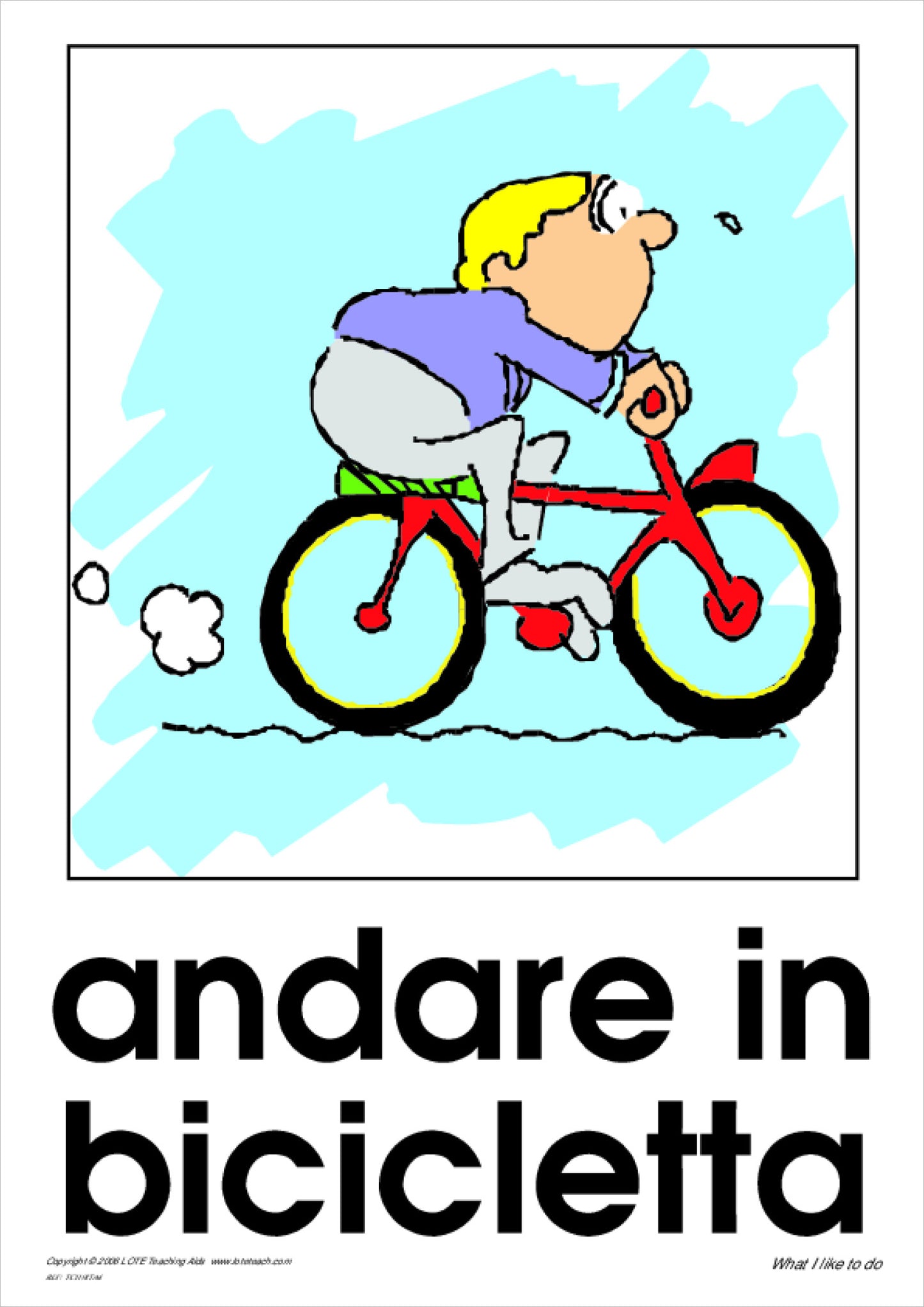 'What I like to do' Theme Cards