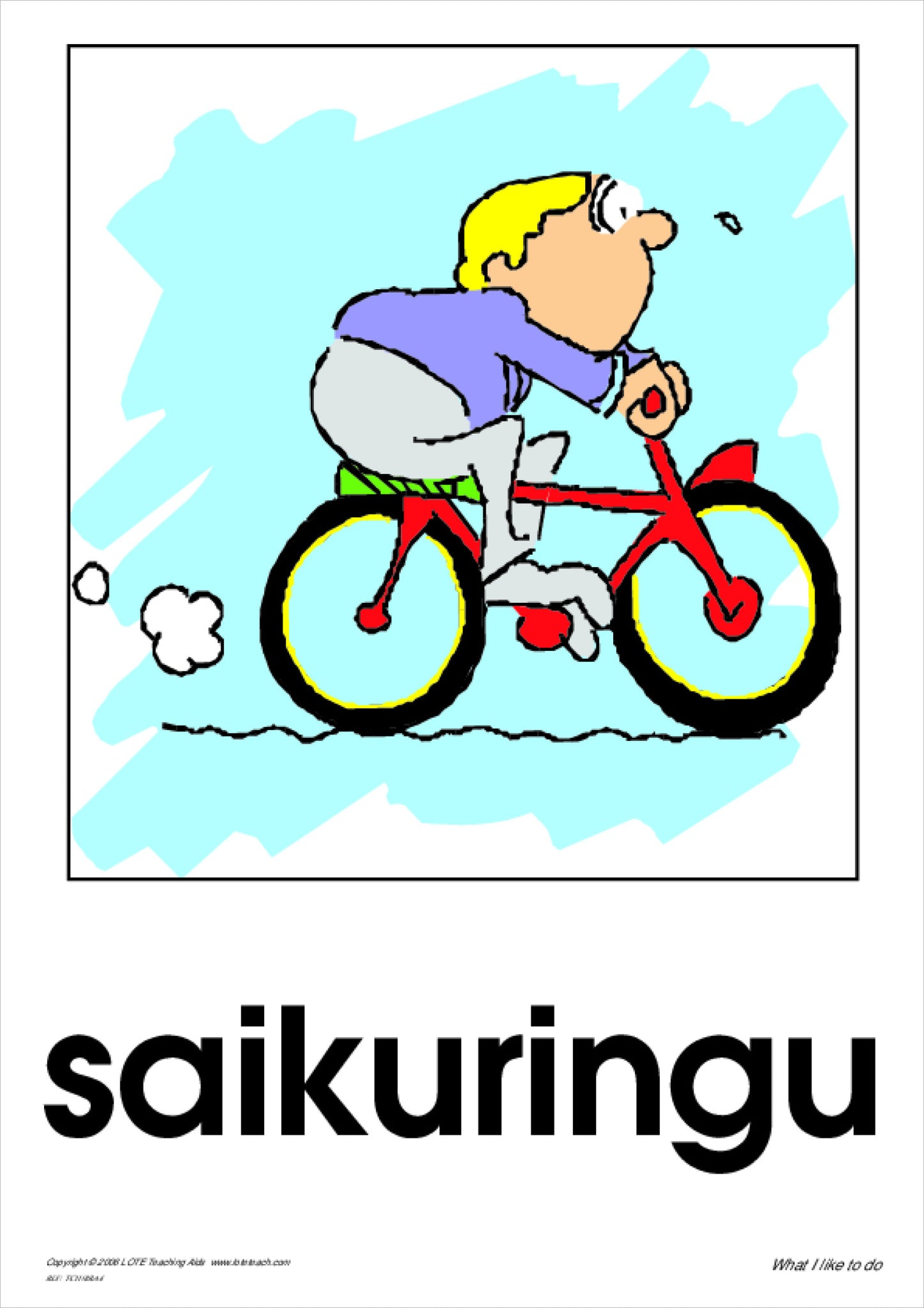 'What I like to do' Theme Cards