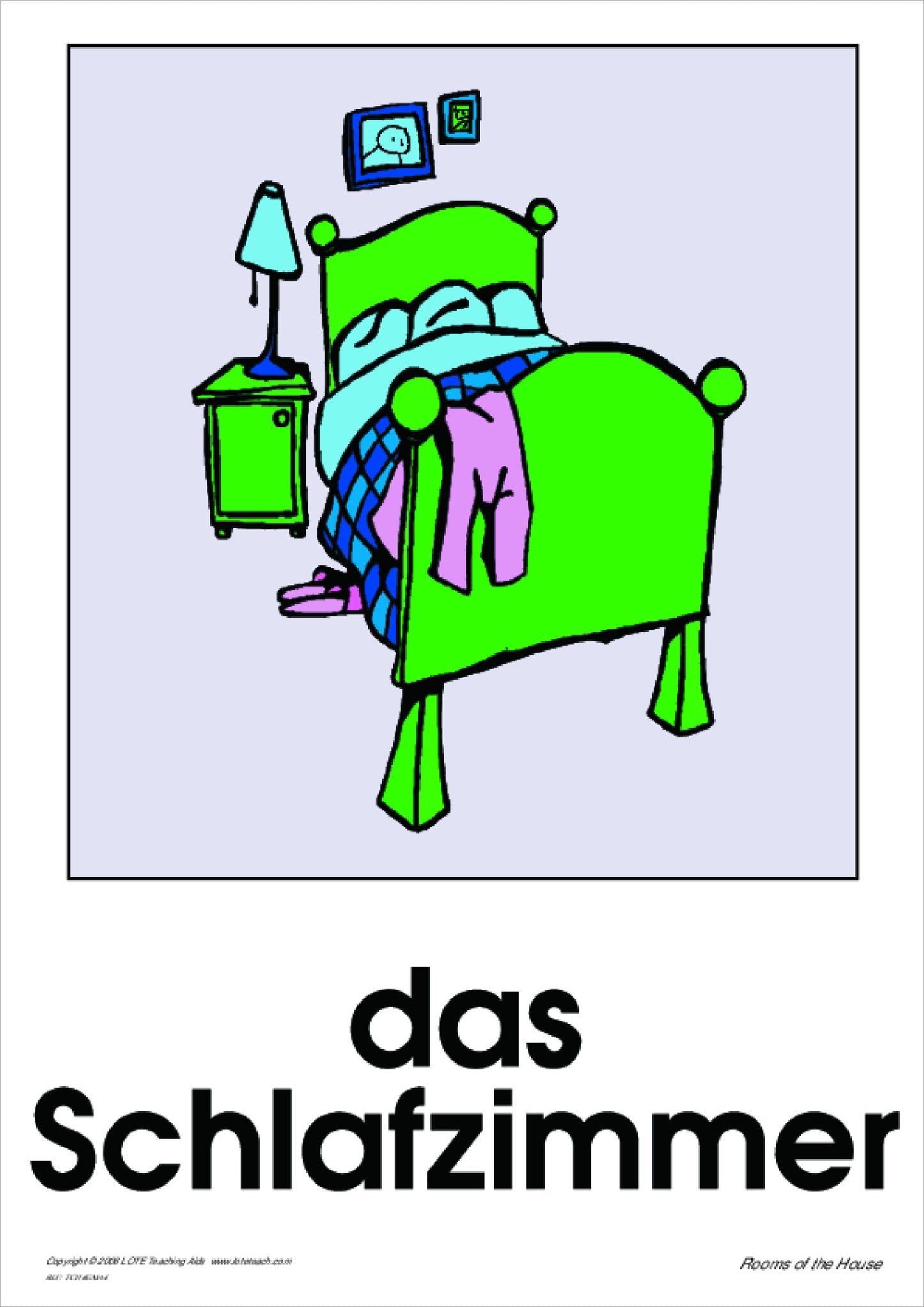 Rooms of the House Theme Cards