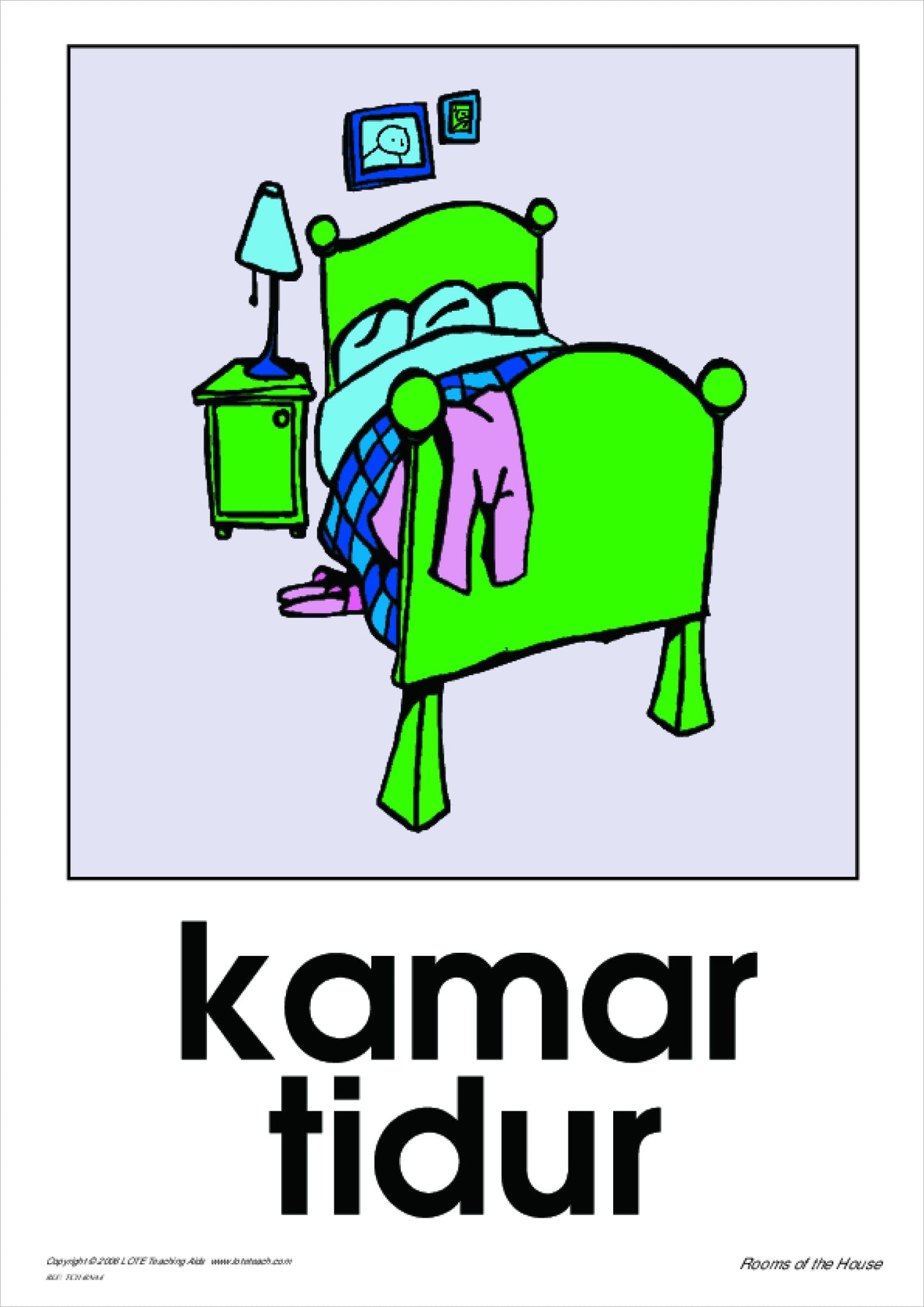 Rooms of the House Theme Cards