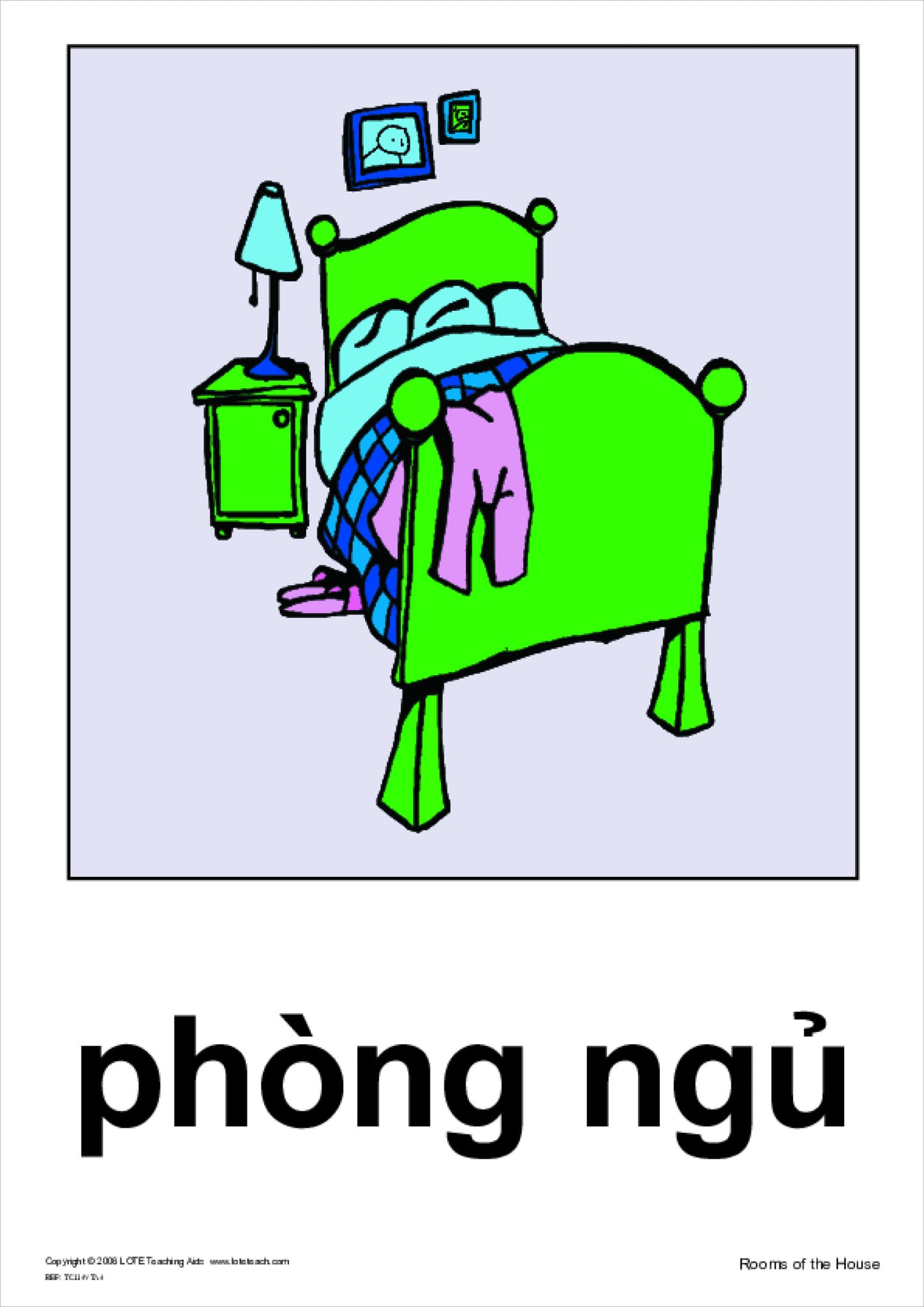 Rooms of the House Theme Cards