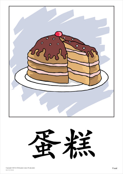 Food Vocabulary Cards