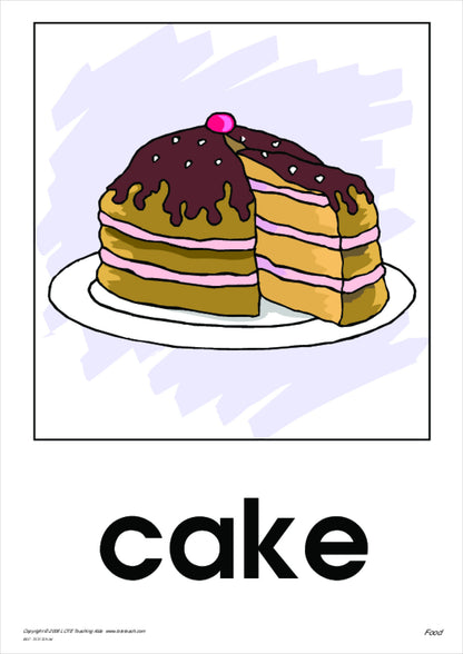 Food Vocabulary Cards