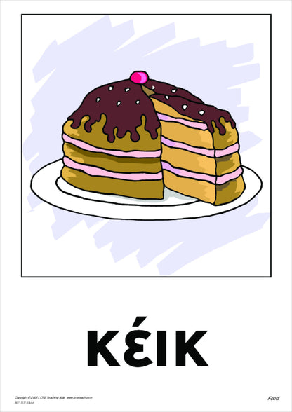 Food Vocabulary Cards