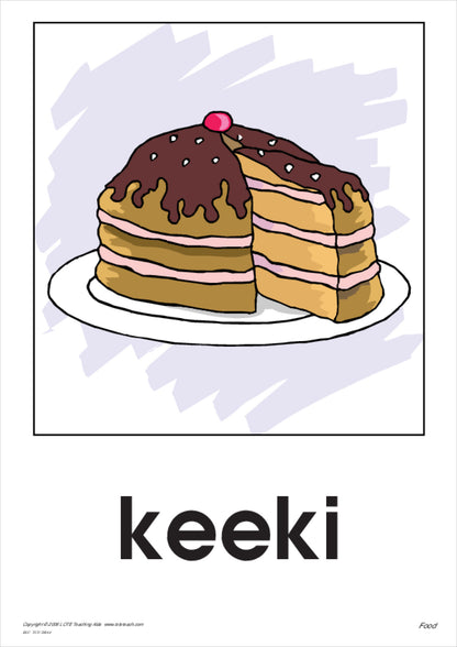 Food Vocabulary Cards