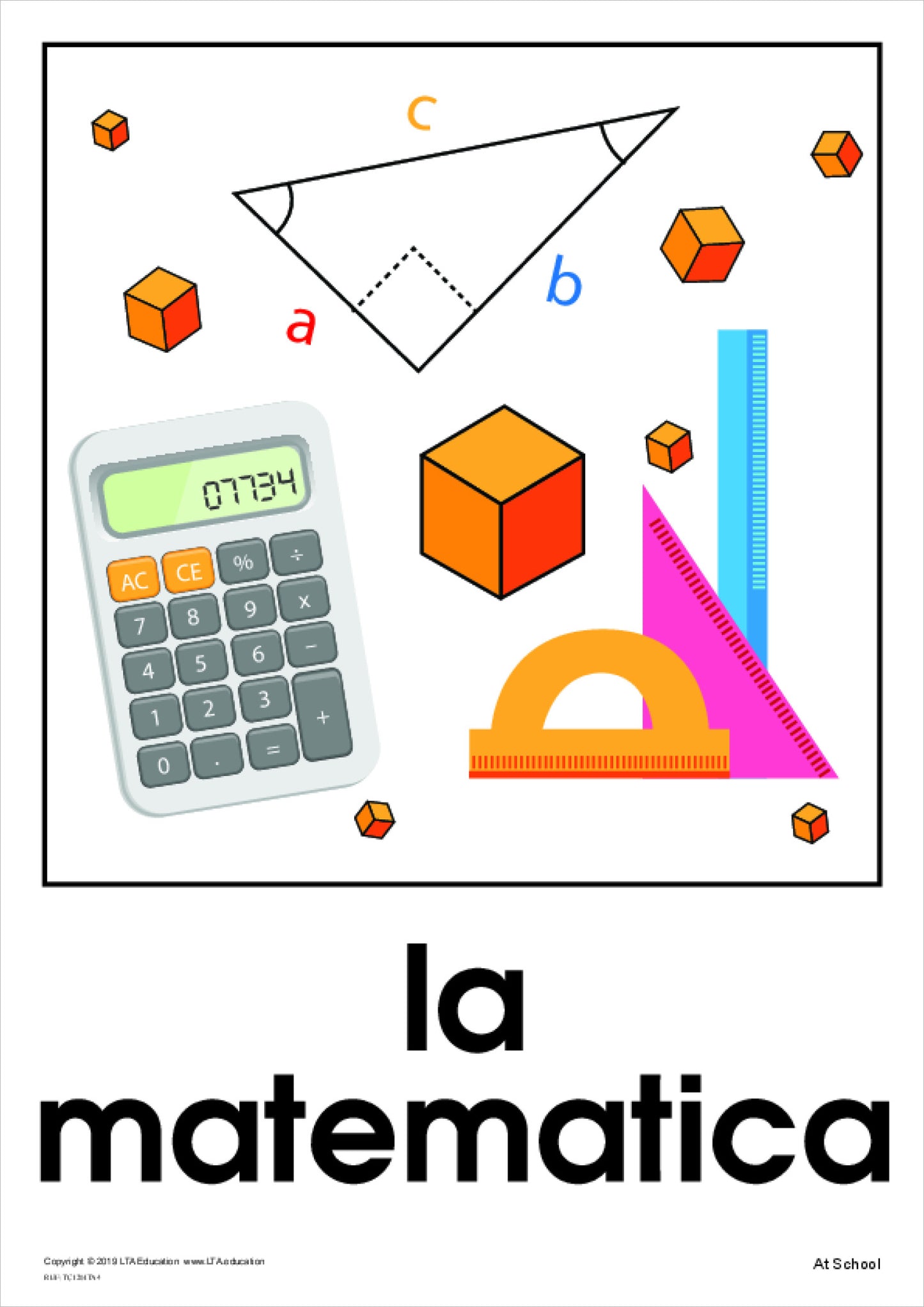 At School Theme Cards