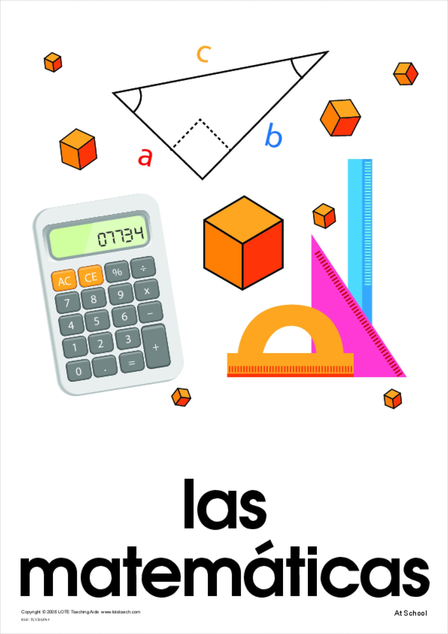 At School Theme Cards