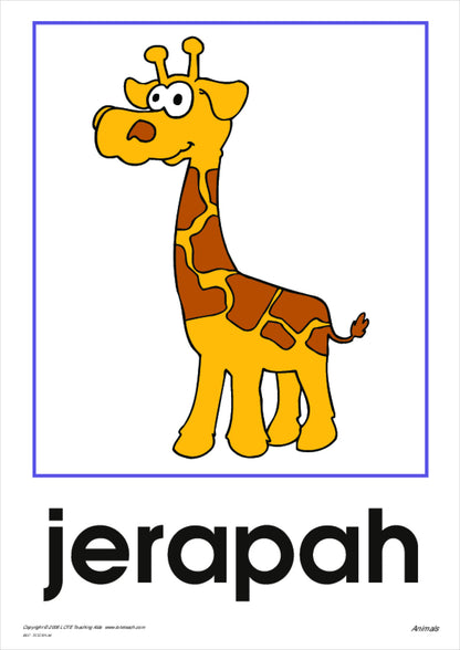 Animals Vocabulary Cards