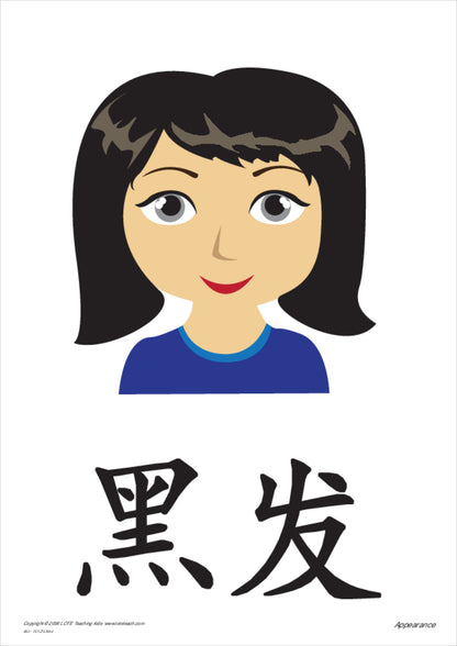 Appearance Vocabulary Cards