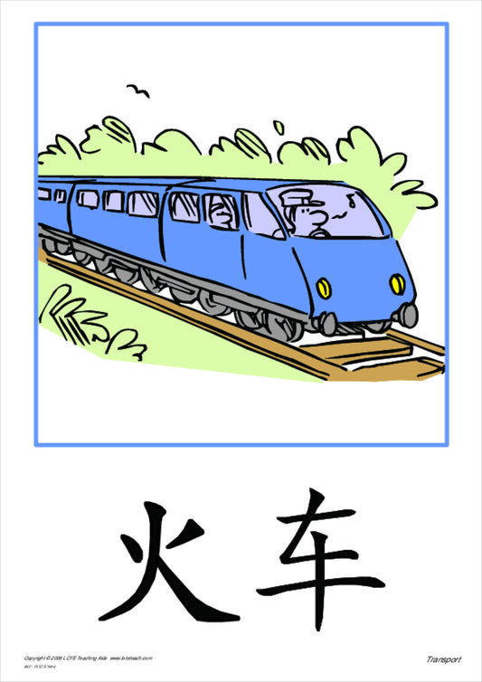 Transport Theme Cards