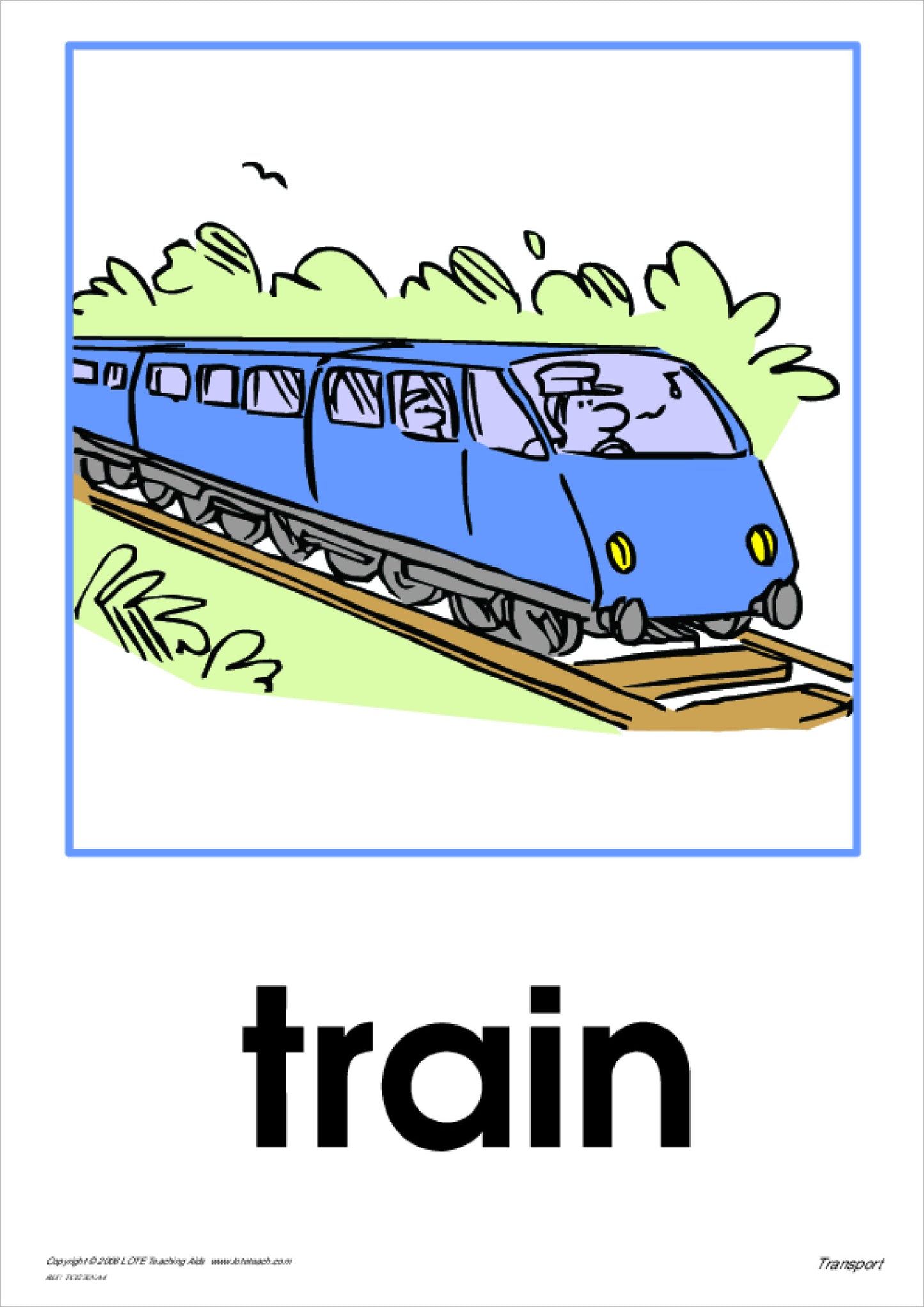 Transport Theme Cards