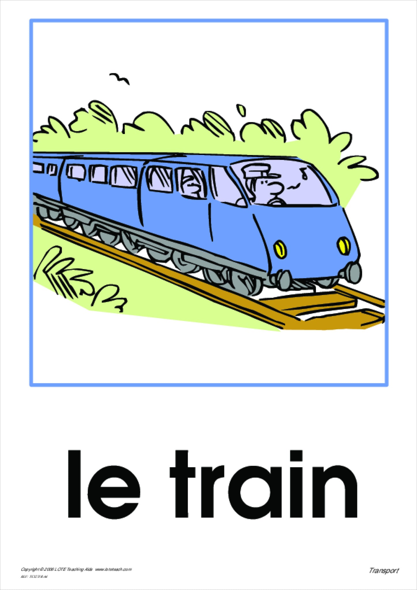 Transport Theme Cards