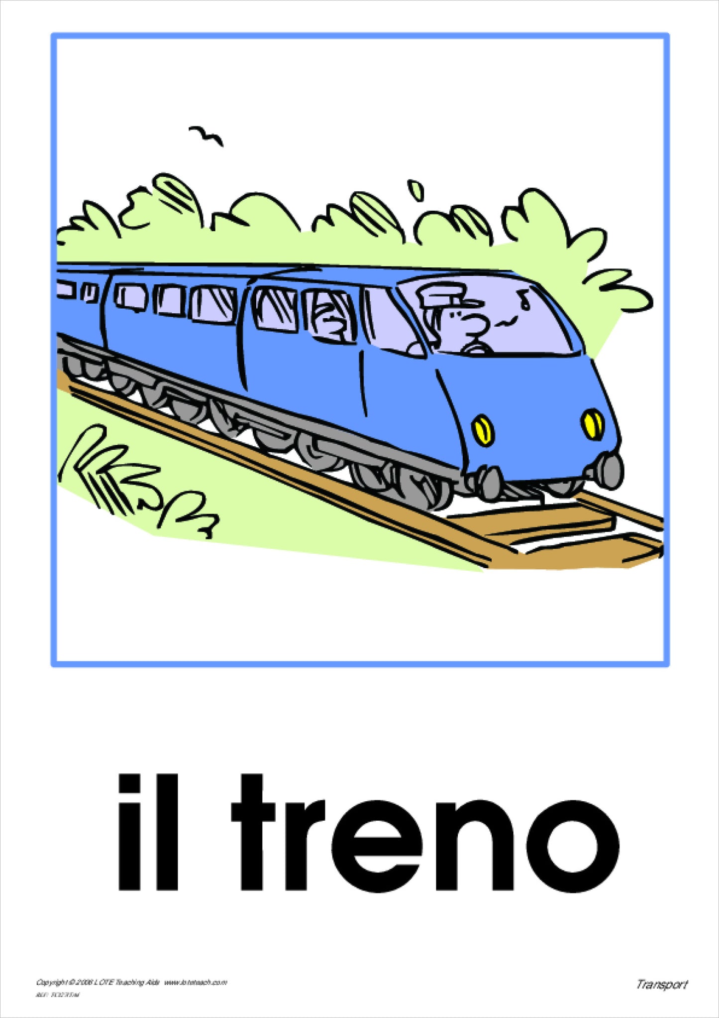 Transport Theme Cards