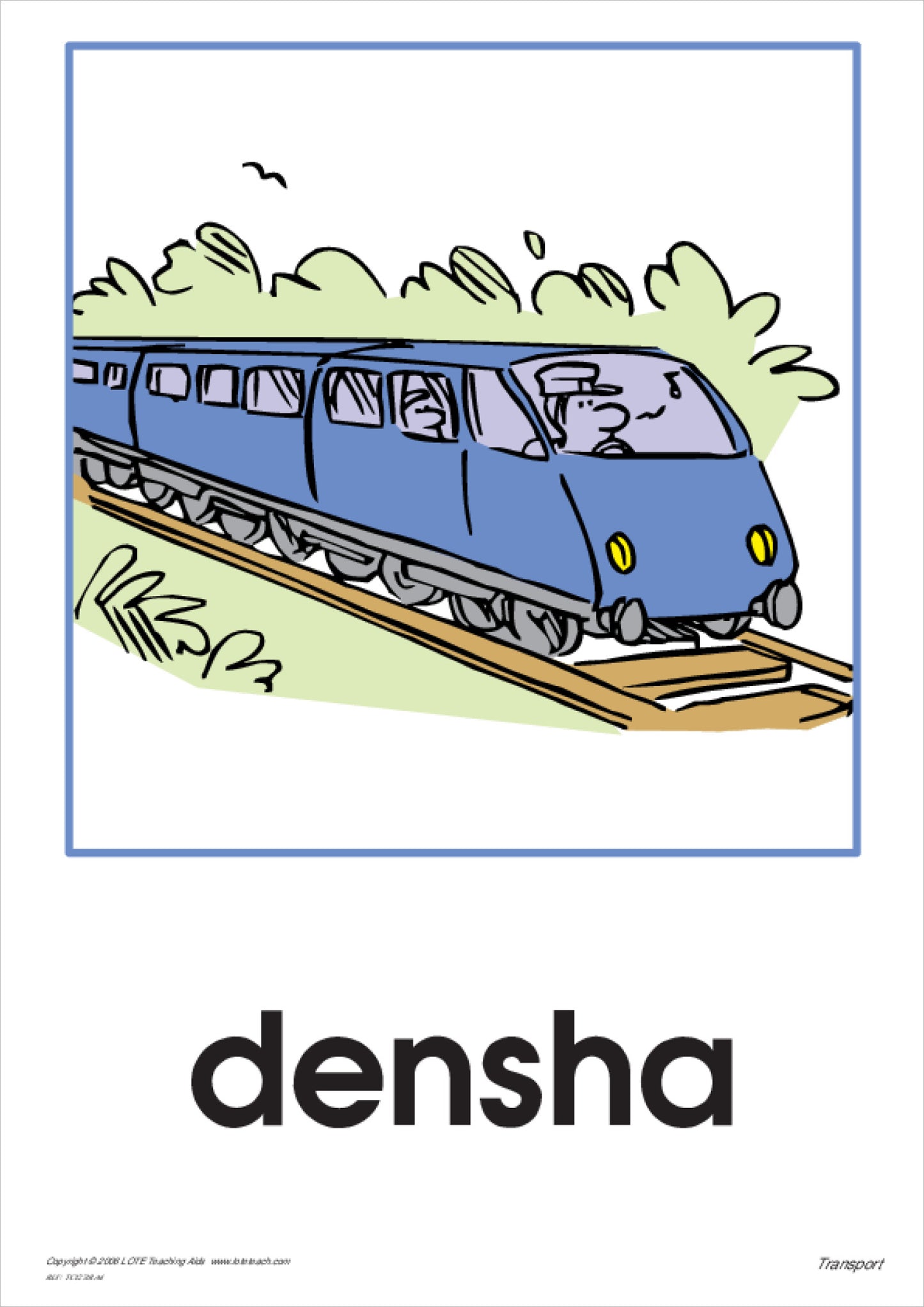 Transport Theme Cards